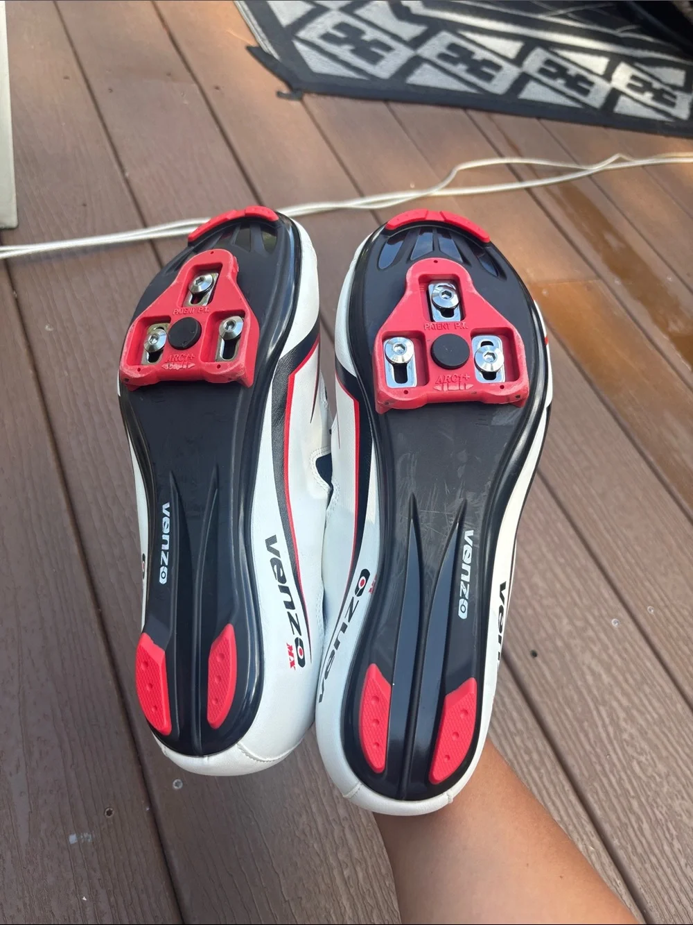 Venzo MX Cycling Shoes - Triple Strap